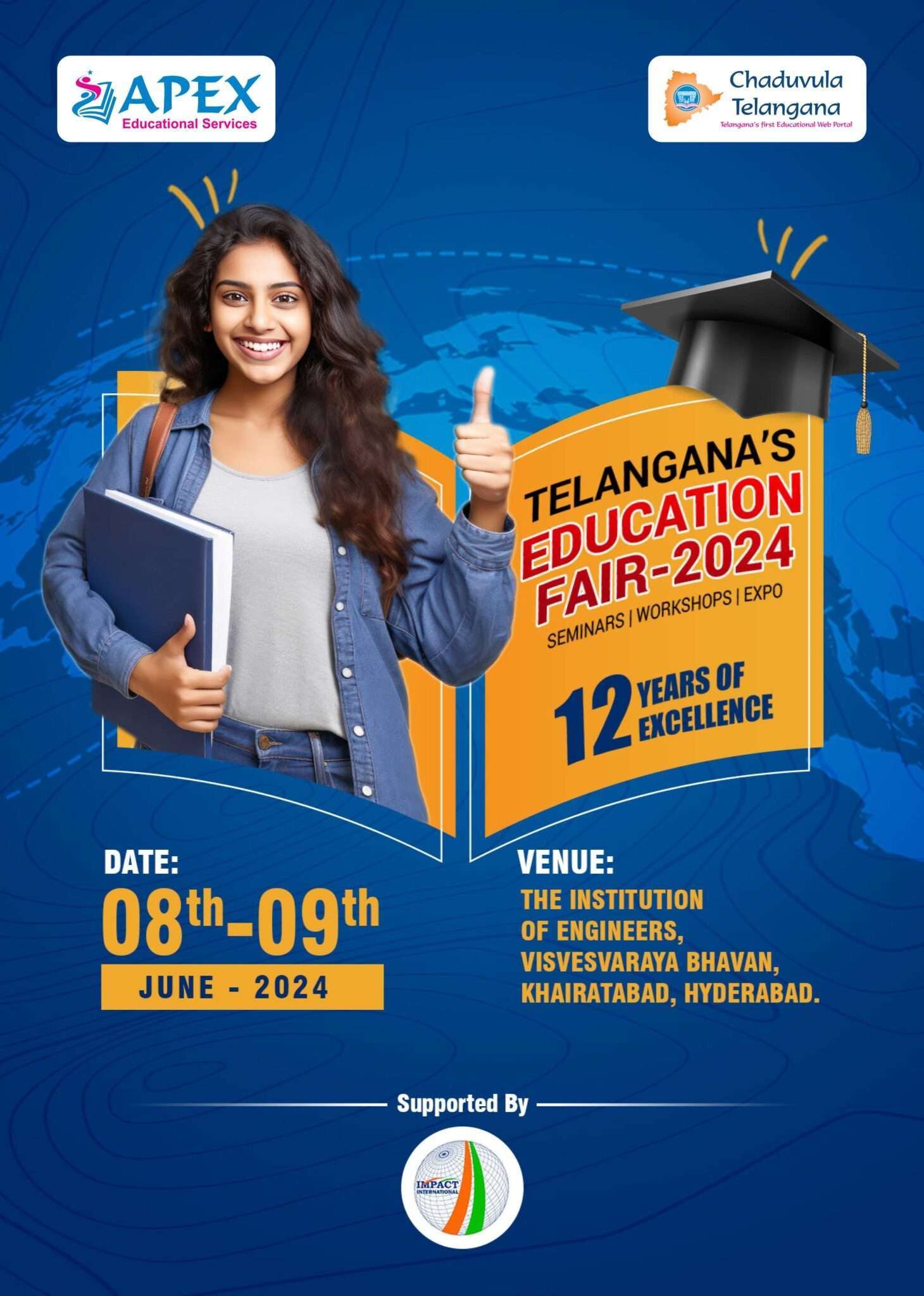 Telangana’s Education Fair 2024 – APEX EDU SERVICES